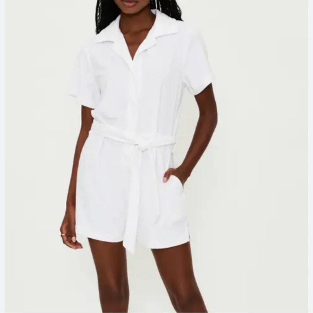 Beach Riot Gia Belted Cover-Up Romper